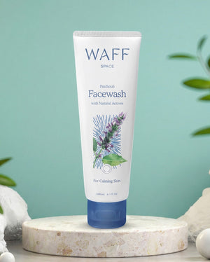 WAFF Space Face Wash | Skin Rejuvenation and Refreshing Cleanse | Patchouli Oil | Chamomile Oil | Peppermint Oil | Rosemary Oil | Sandalwood Oil