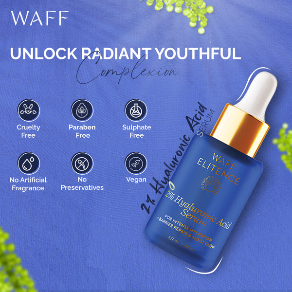 2% Hyaluronic Acid Serum | Intense Hydration and Barrier Repair | Green Caviar Extract