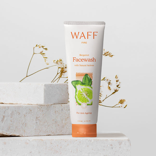 WAFF Fire Face Wash | Anti-ageing & Prevent Skin Dullness | Rose | Bergamot | Lavender Oil