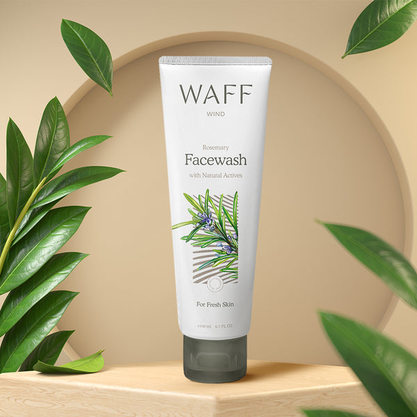 WAFF Wind Face Wash | Soothing Cleansing and Skin Refresh | Spearmint Oil | Ylang Ylang Oil | Eucalyptus Oil | Peppermint Oil