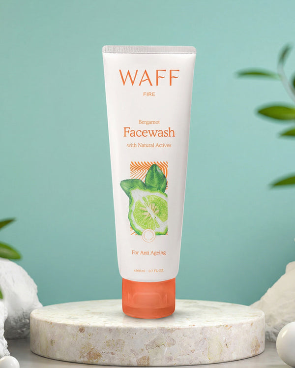 WAFF Fire Face Wash | Anti-ageing & Prevent Skin Dullness | Rose | Bergamot | Lavender Oil