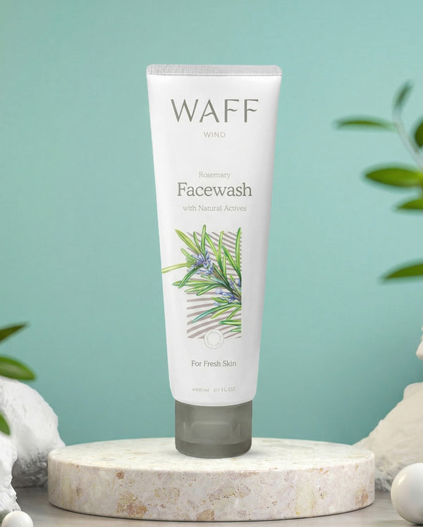 WAFF Wind Face Wash | Soothing Cleansing and Skin Refresh | Spearmint Oil | Ylang Ylang Oil | Eucalyptus Oil | Peppermint Oil