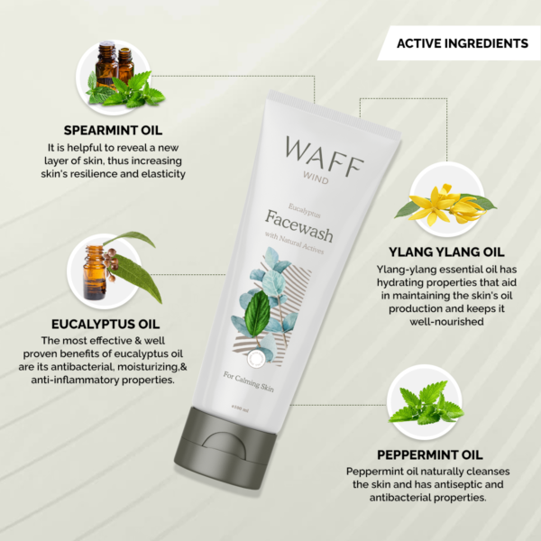 WAFF Wind Facewash For Instant Skin Freshness (100ml)