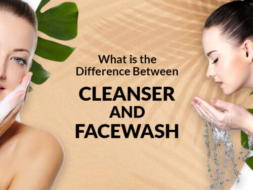 What is the difference between cleanser and facewash?