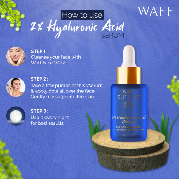 WAFF Elitence 2% Hyaluronic Acid Serum